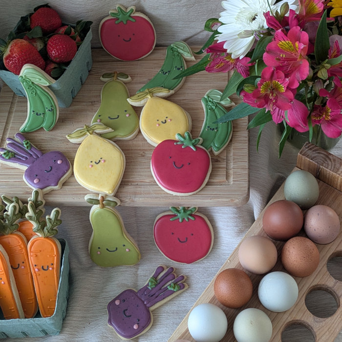 Vegetable Sugar Cookies